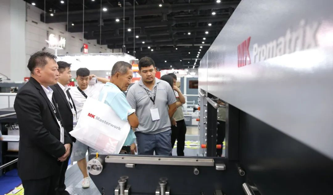 MK Promatrix106CSB 在泰國2023 Pack Print International (PPI)大放異彩！