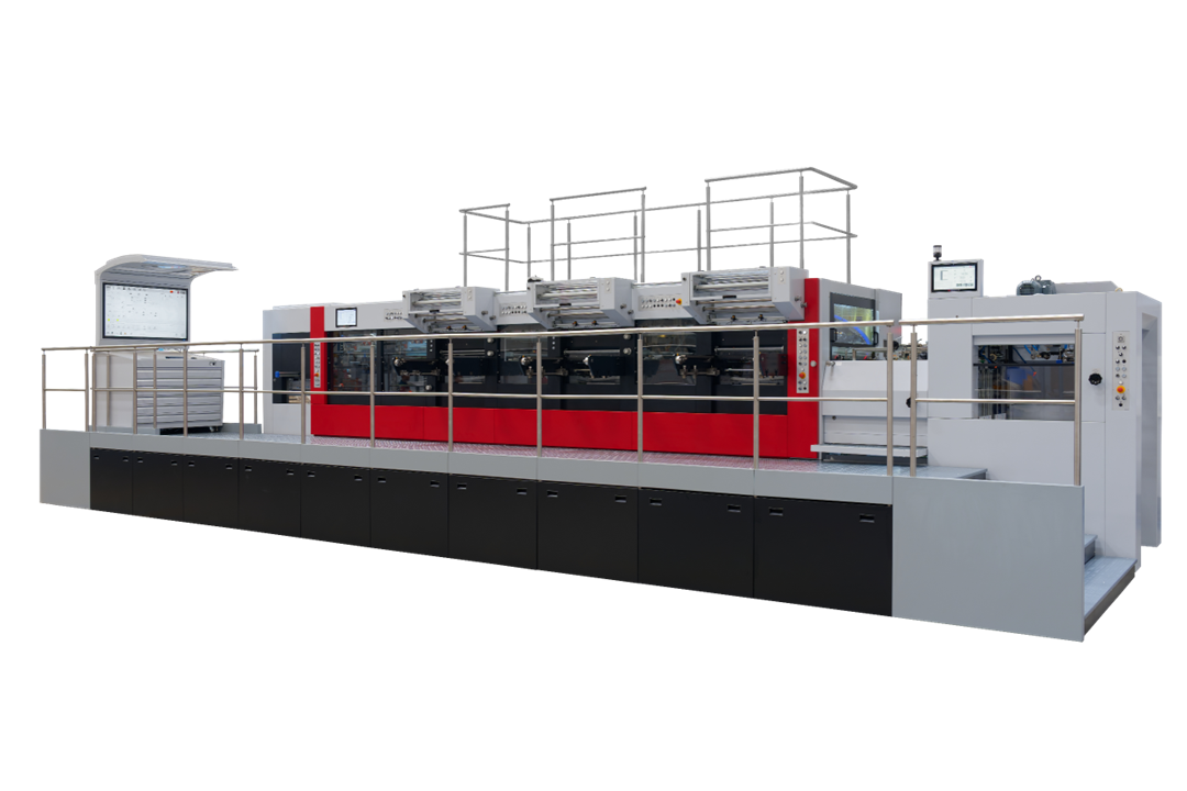 MK3920FFCSB平壓平三機(jī)組燙金模切機(jī)
最高速度6000張/小時(shí),快速換版、一鍵設(shè)定